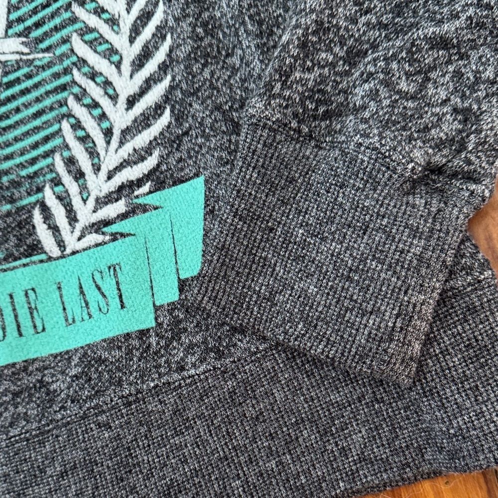 Young & Reckless Gray and Blue Sweatshirt - Picture 6 of 9